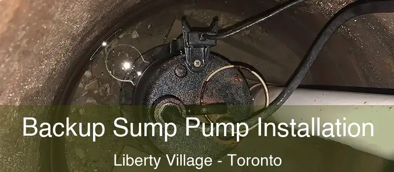 Backup Sump Pump Installation Liberty Village - Toronto