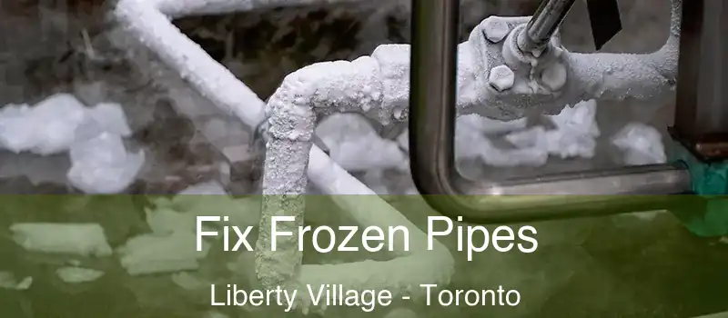 Fix Frozen Pipes Liberty Village - Toronto