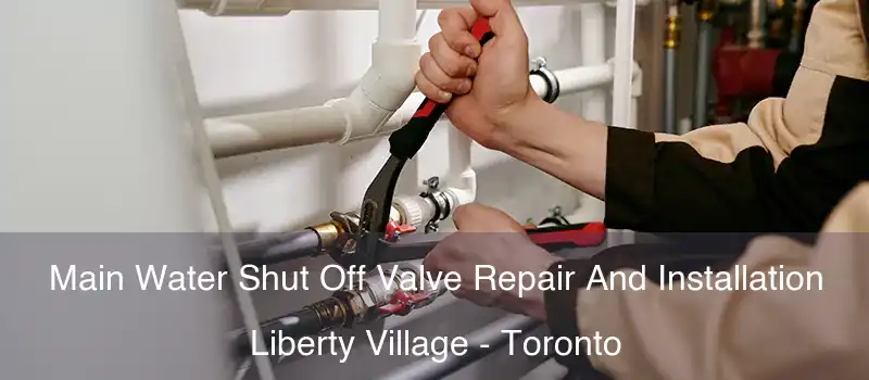 Main Water Shut Off Valve Repair And Installation Liberty Village - Toronto