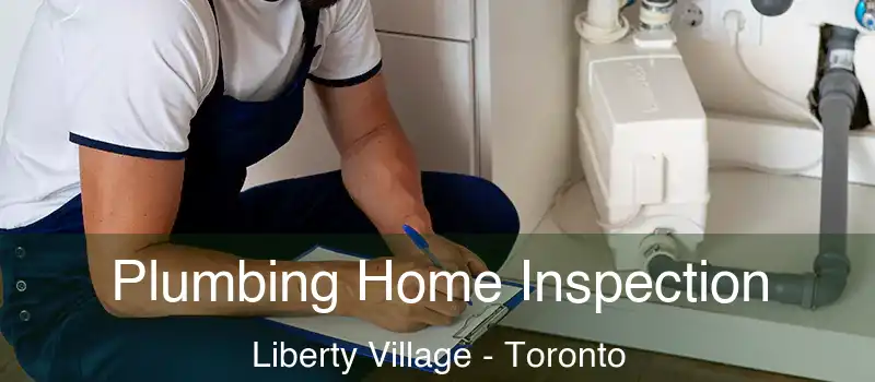 Plumbing Home Inspection Liberty Village - Toronto